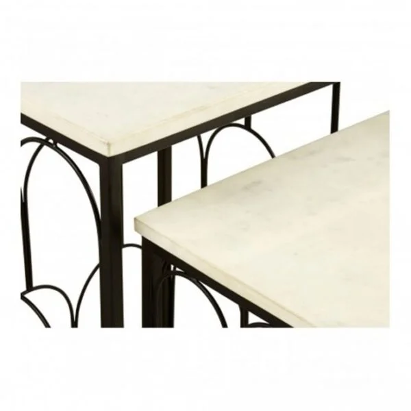 بدرستيل | اثاث معدنى عصرى | 2024 BadrSteel set of 2 marble tops side tables p55609 76697 medium | BadrSteel