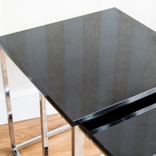 بدرستيل | اثاث معدنى عصرى | 2024 بدرستيل black nest of tables p54100 72575 zoom | BadrSteel